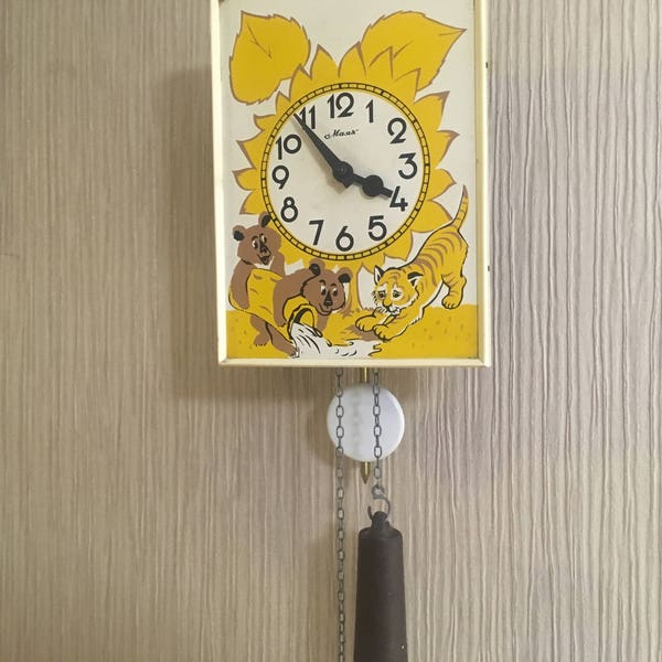 horloge soviétique vintage « Tournesol »