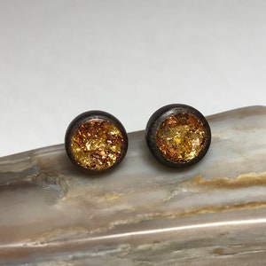 Hand Carved Wooden Stud Earrings, Wooden earrings, Stud earrings, Hand carved earrings, Unique gift for her