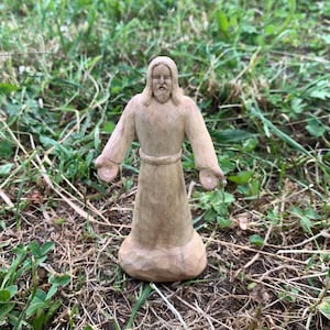 Wooden Figurine Jesus, Nativity, Hand Carved Figurine Jesus, Wood Carving, Christmas Decoration