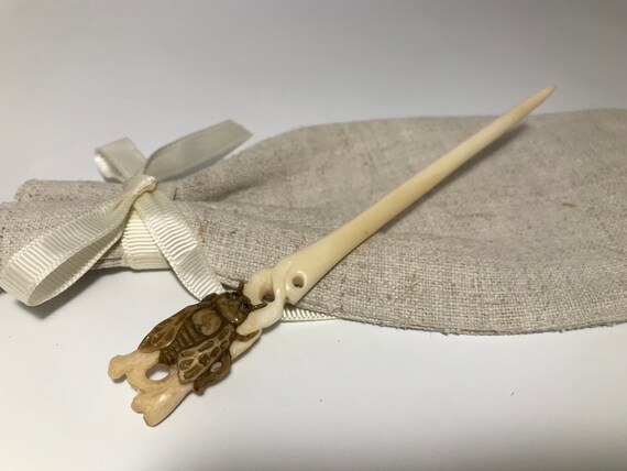 Hand carved Bone Hair Pick Barrette il_1080xN.7090022762_knjx.jpg main image 2