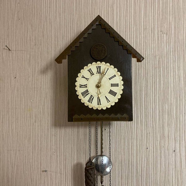 Soviet Vintage Cuckoo clock, USSR clock, Soviet working clock, Working cuckoo clock, Mechanical Vintage wall clock