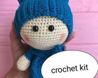Amigurumi Doll Crochet Kit: Beginner-Friendly DIY Craft