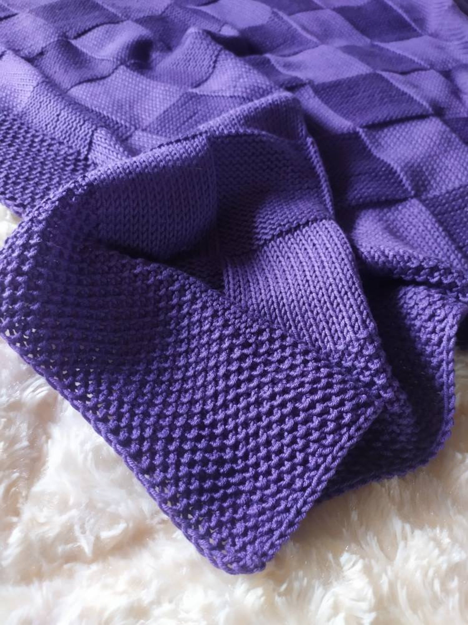 Knitting Kit for Beginners/baby Blanket Kit/knitting Kit. Knit Kit