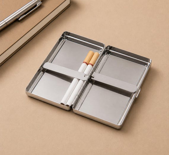 how to make a metal cigarette case Stainless steel diy kit, 2pc/lot How to make automatic cigarette