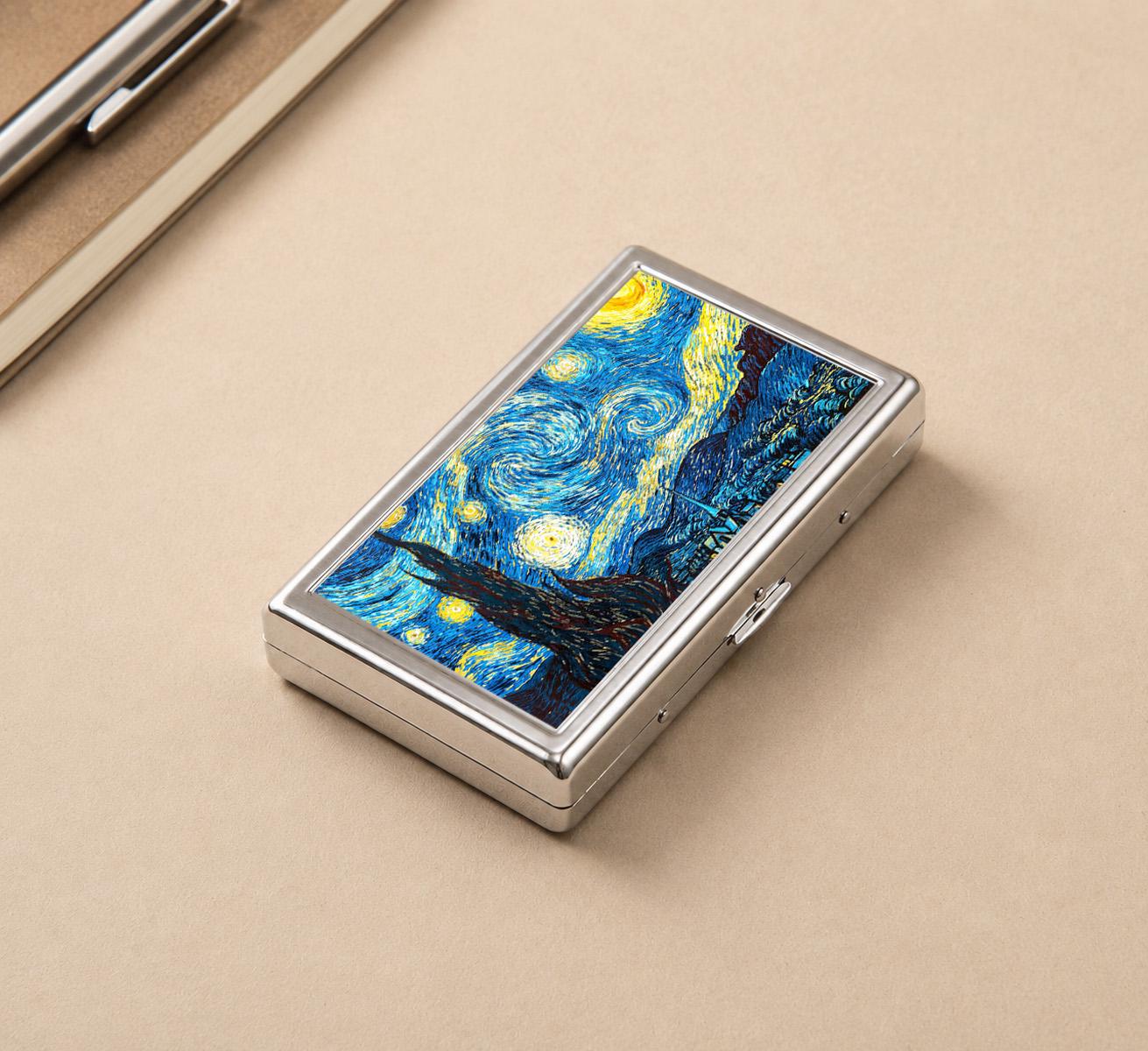 value of silver cigarette case Amazon.com: Set of 2 Metal-Plated 120s Cigarette Case & Stash Box (Silver  Victorian Print) : Health & Household