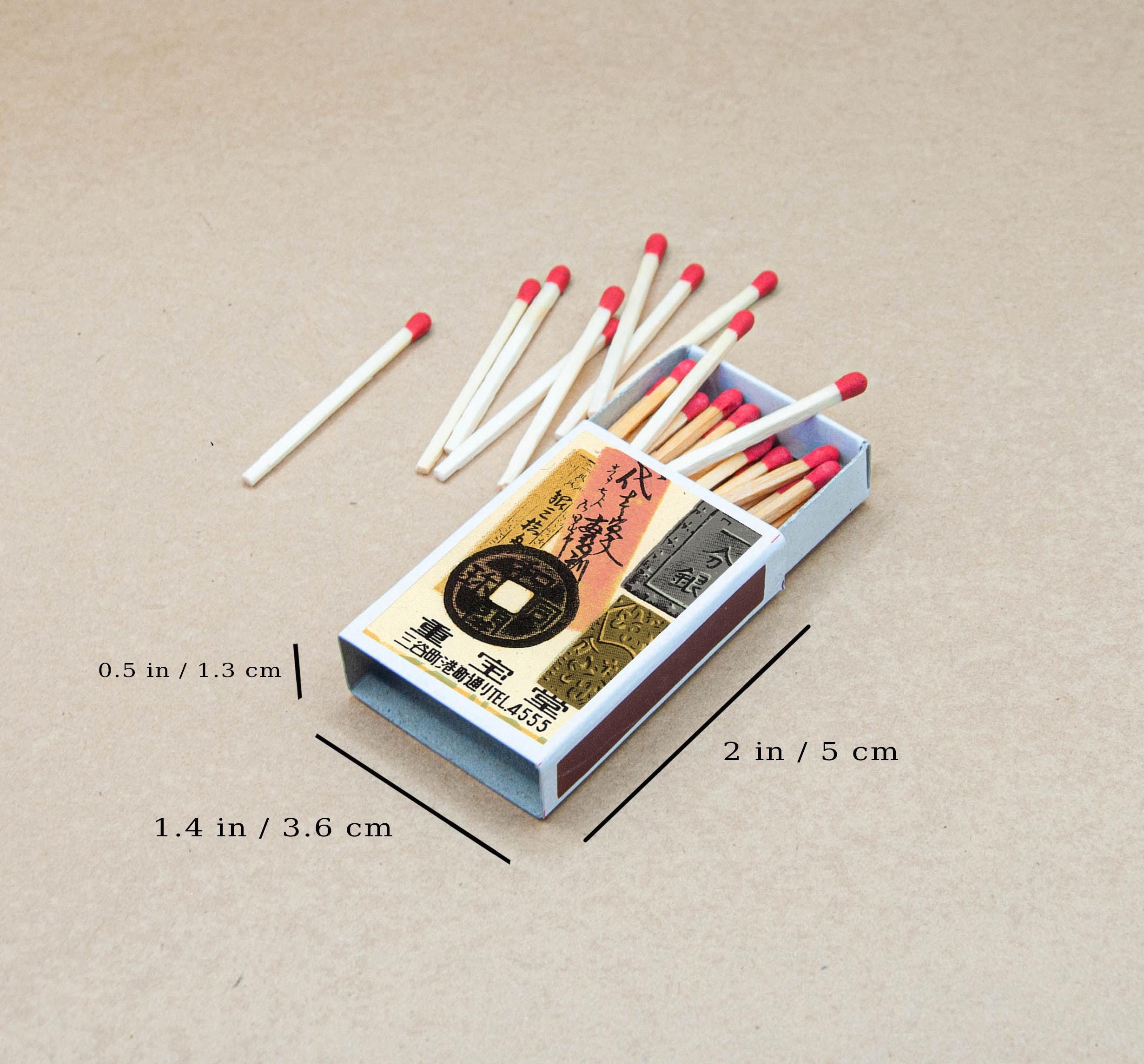 Set of 8 MATCHBOX of Japanese Various Ads Vintage Set 2