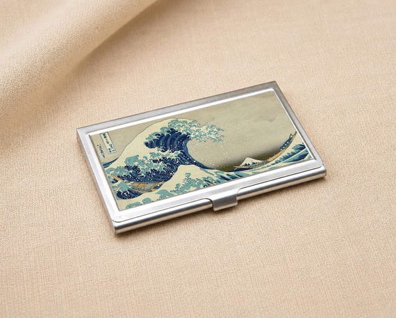 Business Card Holder Case Japanese Art Woodblock Ukiyo-e Paint 8