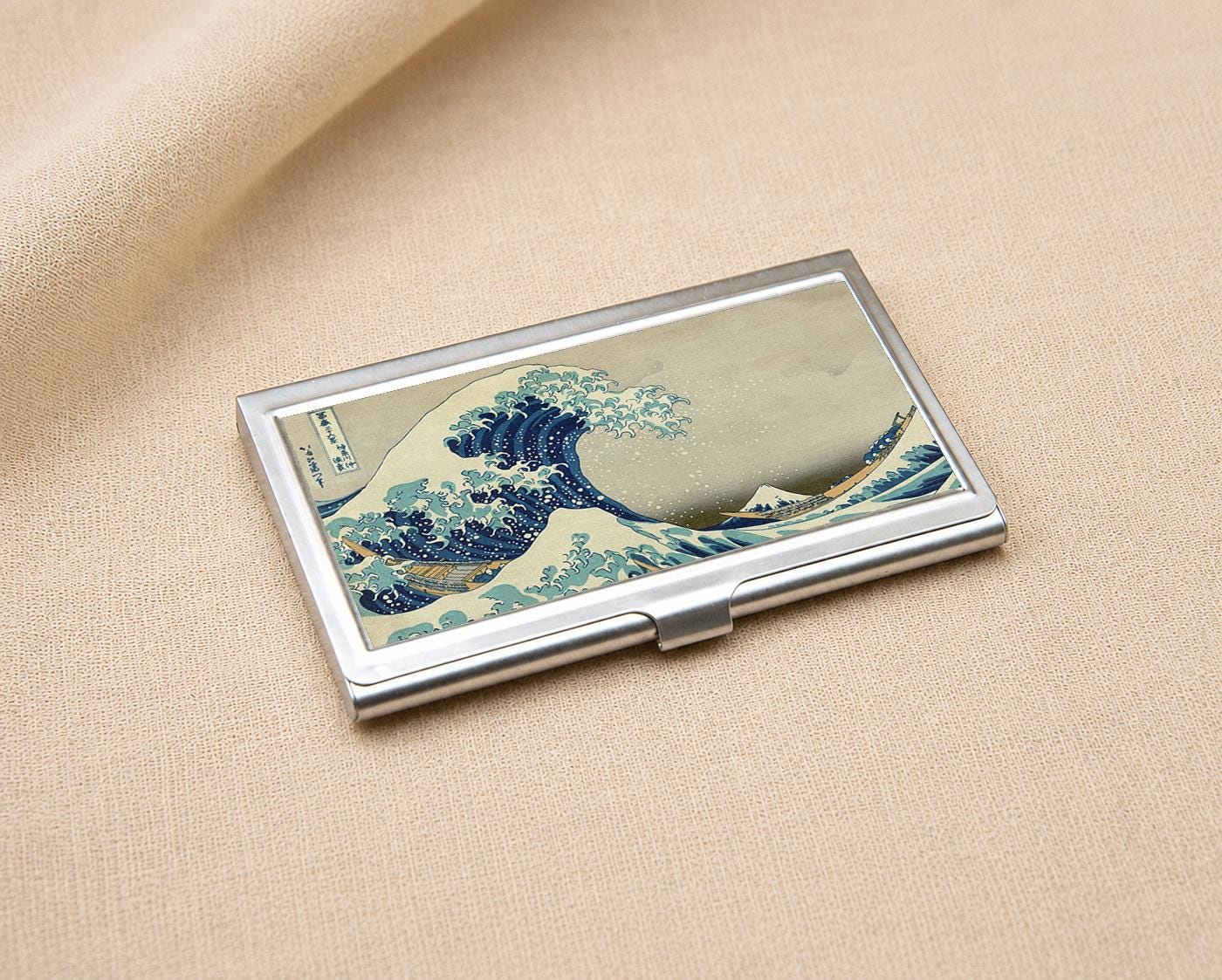 Business Card Holder Case Japanese Art Woodblock Ukiyo-e Paint 8