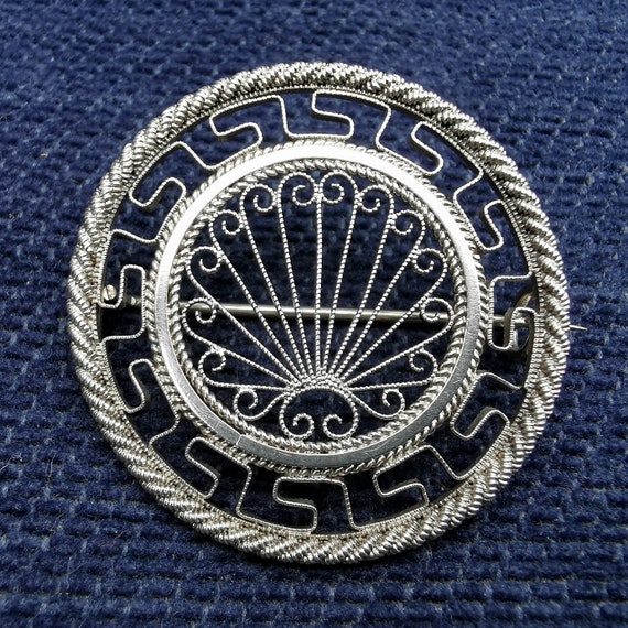 Edwardian Silver Statement Brooch