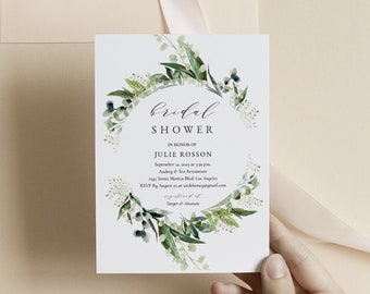 Download Wreath Invitation Etsy