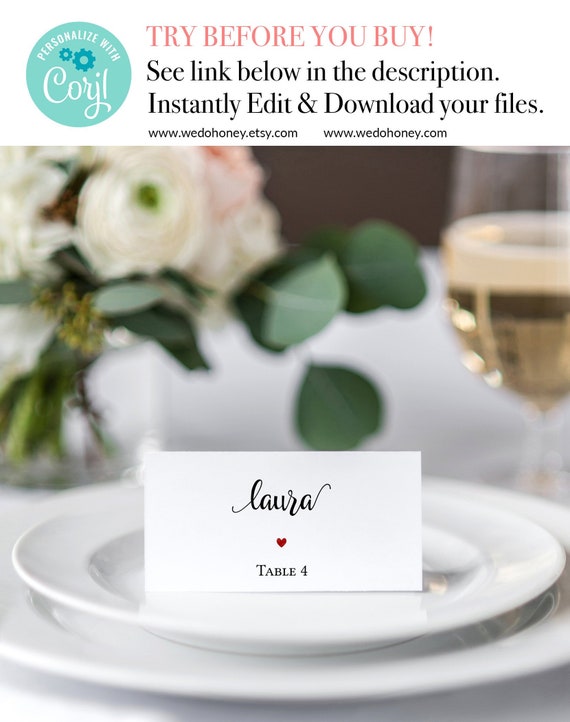 printable wedding place cards personalized place cards names buy place cards