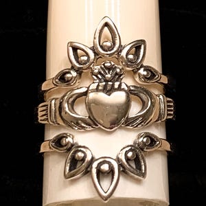Irish Claddagh,Silver Claddagh ring,Irish ring,Claddagh Engagement ring,Sterling Silver Claddagh rings promise ring,Wedding ring Irish gifts
