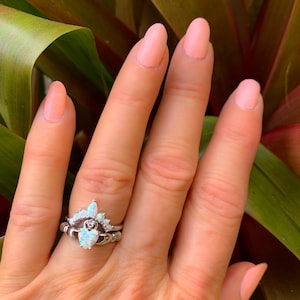 Claddagh ring,Opal Claddagh ring,LED LIT gift box,Claddagh engagement ring set 925 silver ring Unique Claddagh ring,Claddagh promise ring