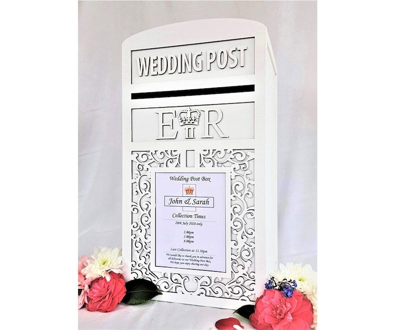 Large Personalised Royal Mail Wedding Card Post Box Locking - Etsy UK
