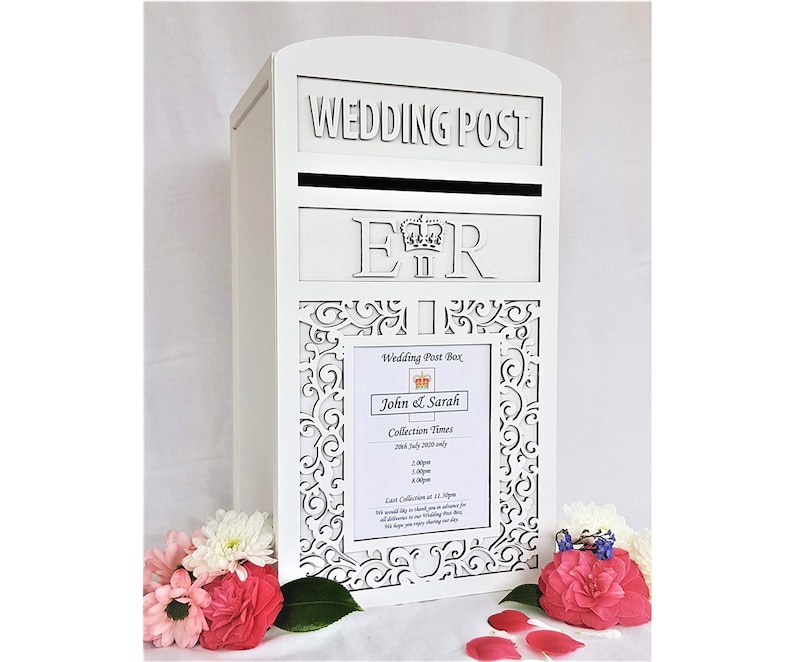 Large Personalised Royal Mail Wedding Card Post Box Locking - Etsy UK
