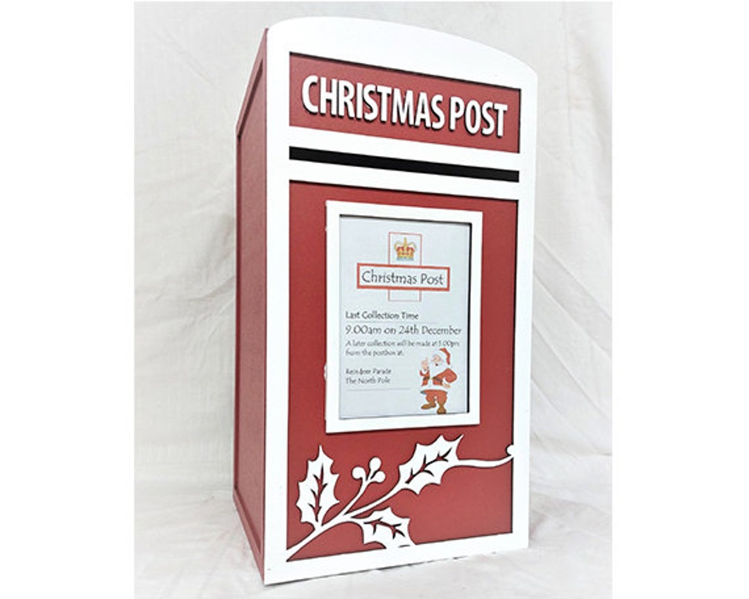 Santa's Christmas Card Post Box Christmas Letter Box Christmas Cards