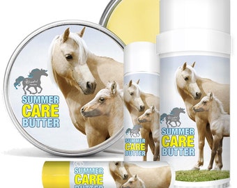 The Blissful Horses Summer Care Butter Handcrafted in Minnesota All Natural Balm for Your Horses's Summer Support in Tins and Tubes