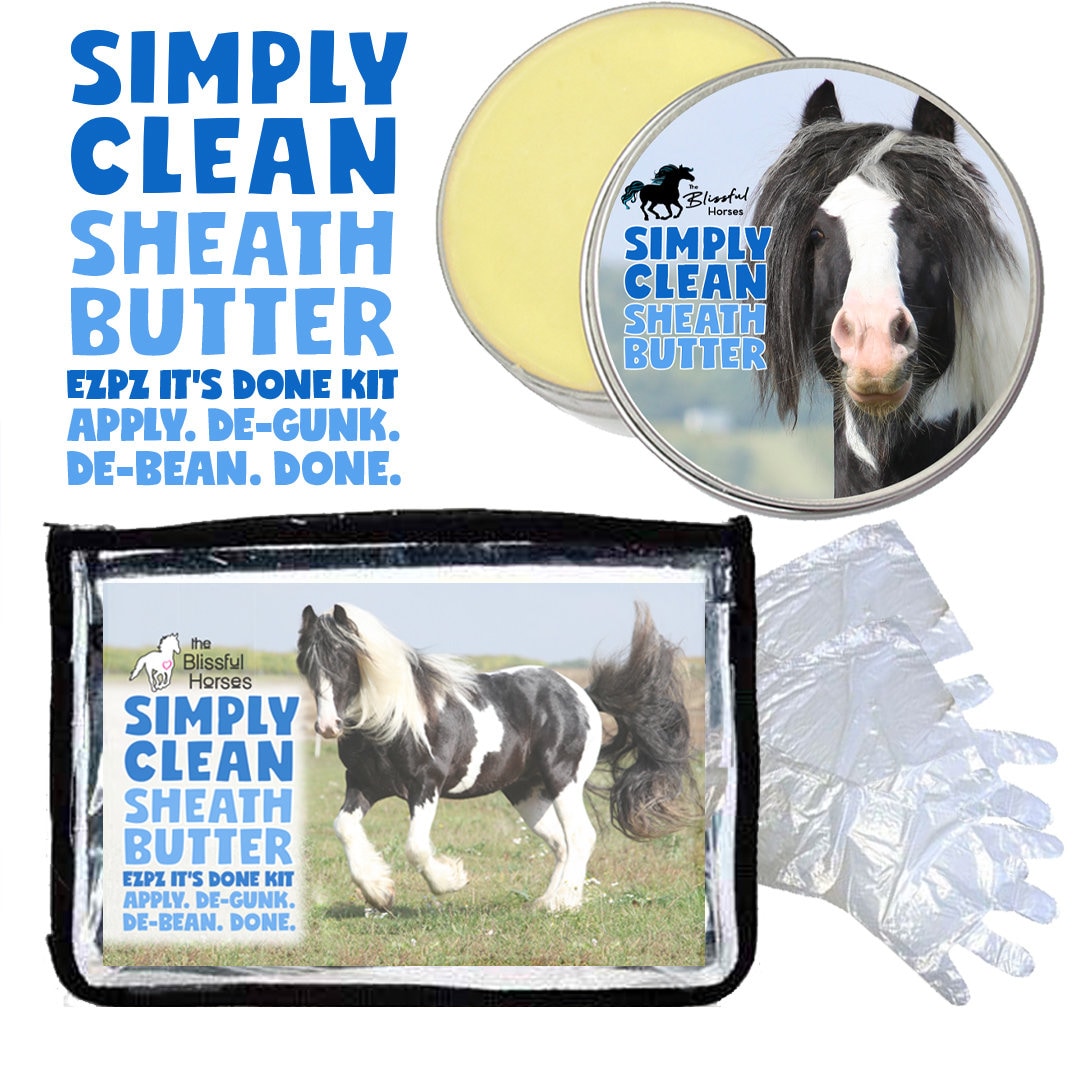 The Blissful Horses Sheath Cleaning Butter Handcrafted All Natural Balm