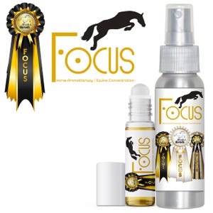 The Blissful Horses Focus Horse Aromatherapy Helps Amplify Equine Concentration Using All Natural Essential Oils