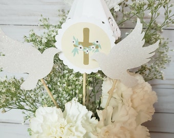 first communion centerpieces boy