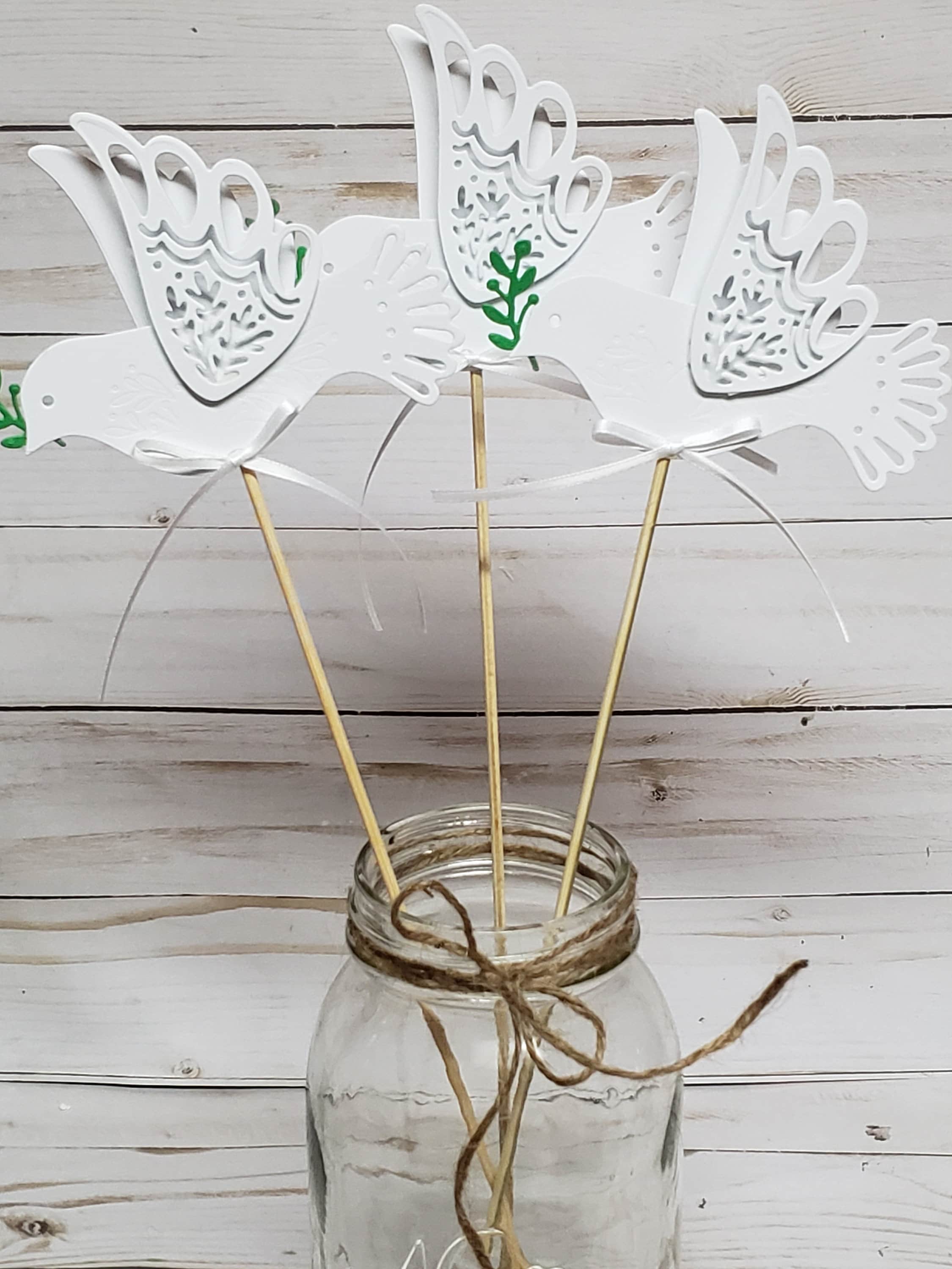 Baptism Dove Centerpiece First Communion Dove | Etsy