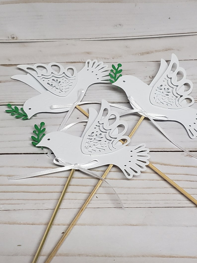 Baptism Dove Centerpiece First Communion Dove - Etsy