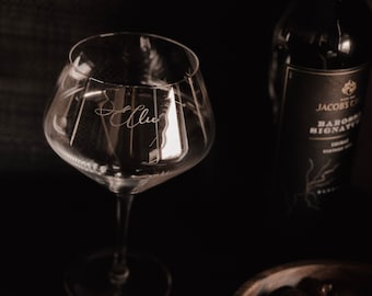 Engraved Gin Glass Set