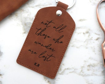 Personalised Leatherette Luggage Tag