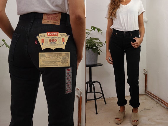 Levis 501 Jeans Black Dead Stock Vintage Levis 501