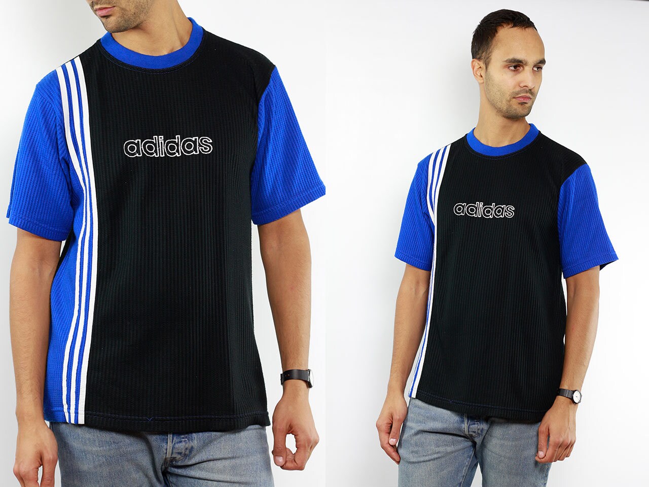 t shirt adidas black