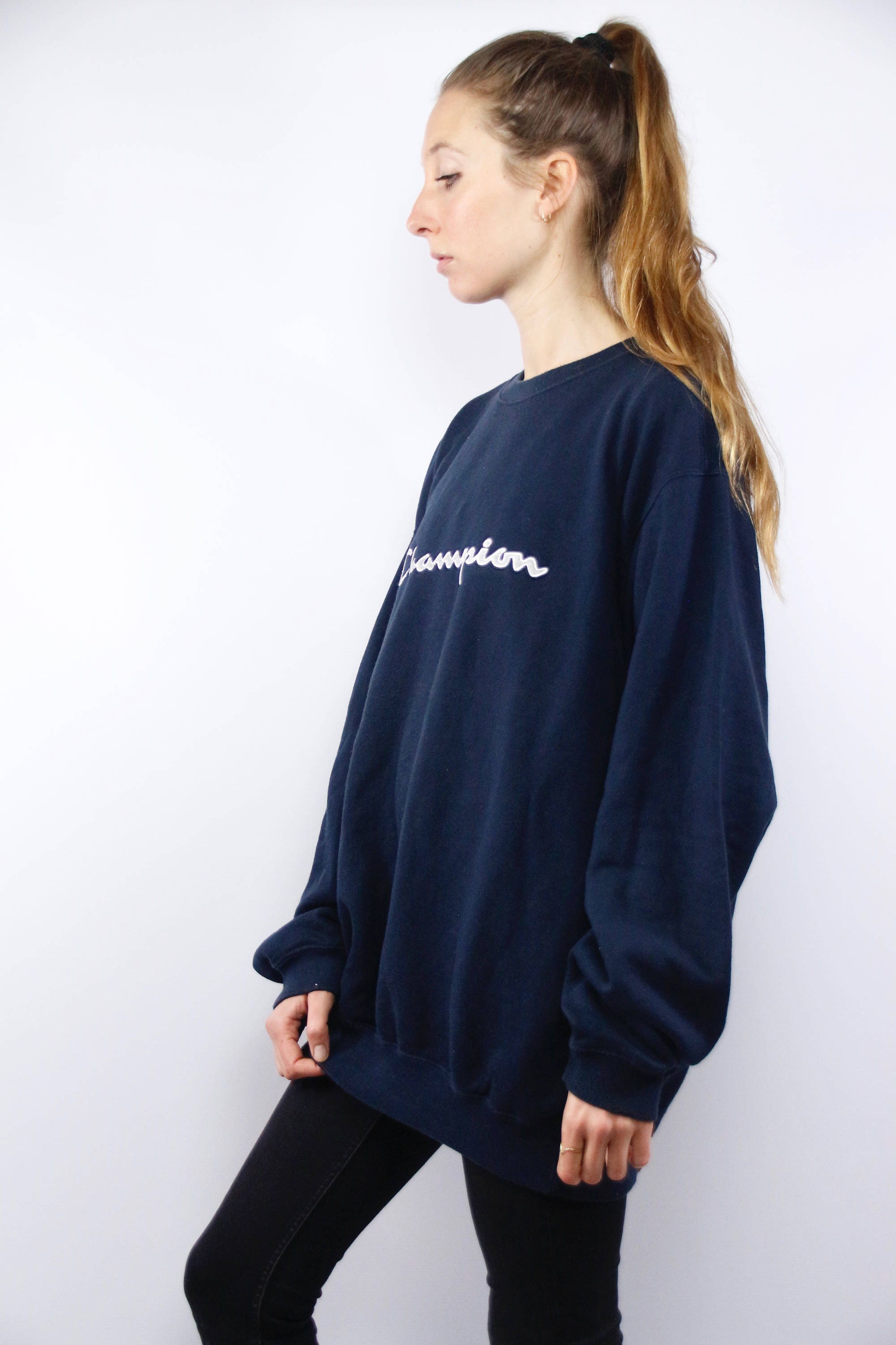 oversized champion sweater