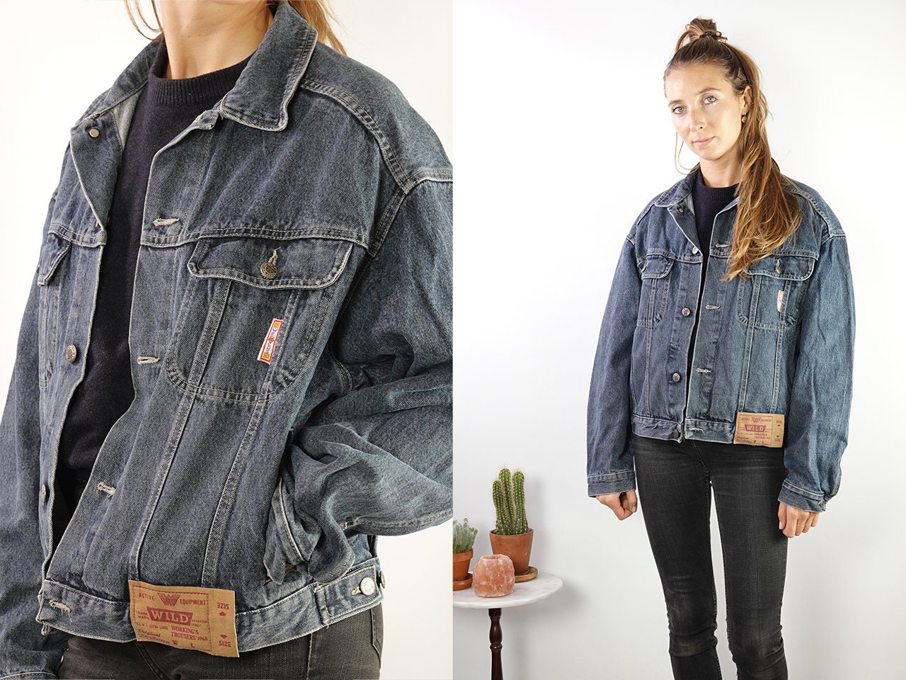 grunge jean jacket