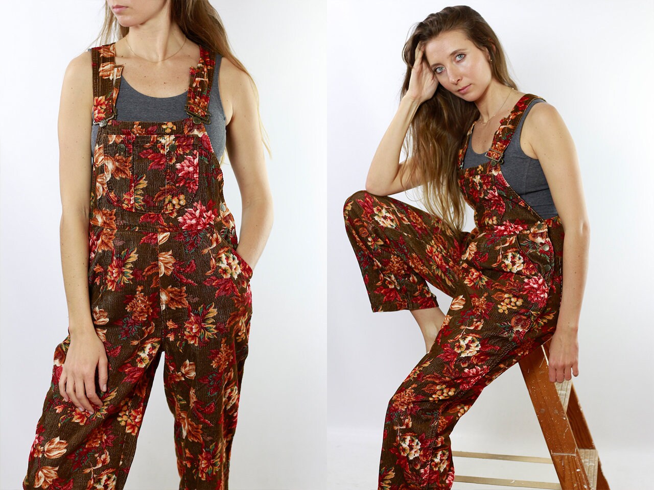 vintage land girl dungarees