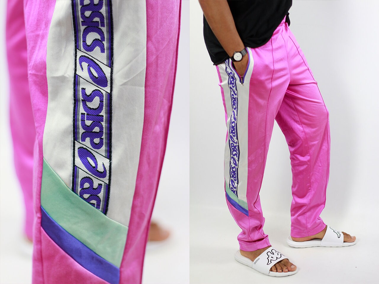 ASICS Track Pants 90s Track Pants Asics Joggers Track Pants Vintage Track Pants Asics Sweat