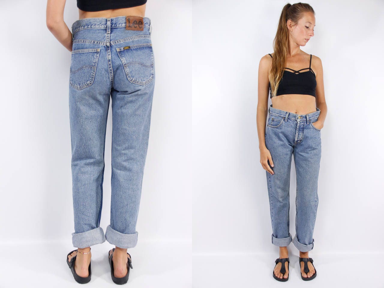 lee high waisted jeans