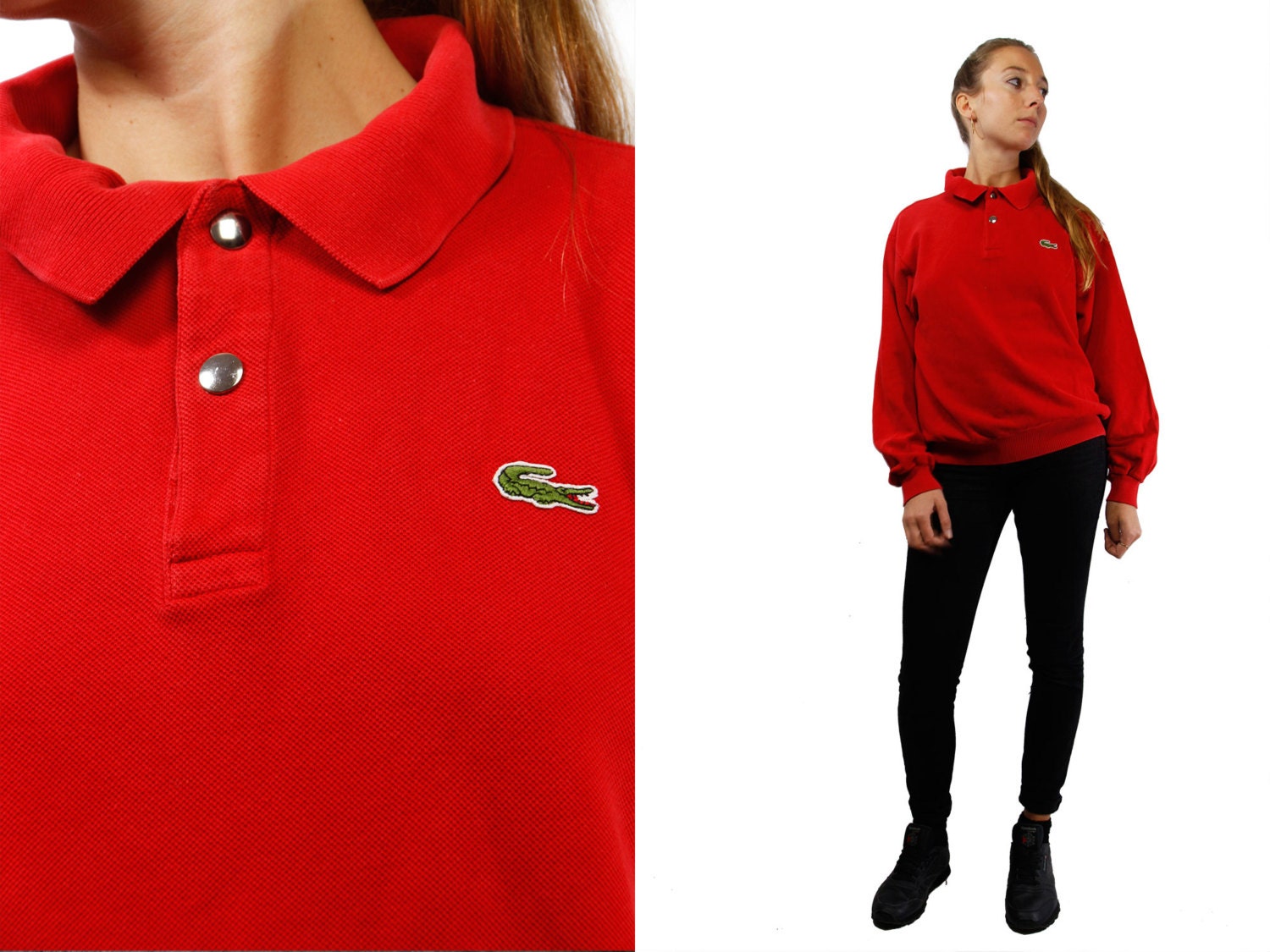 lacoste women's long sleeve polo shirts