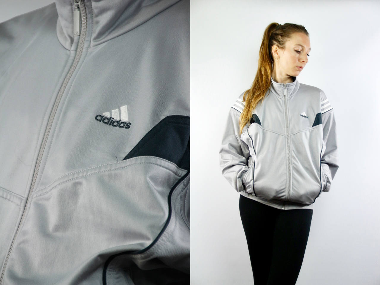 vintage retro adidas jacket