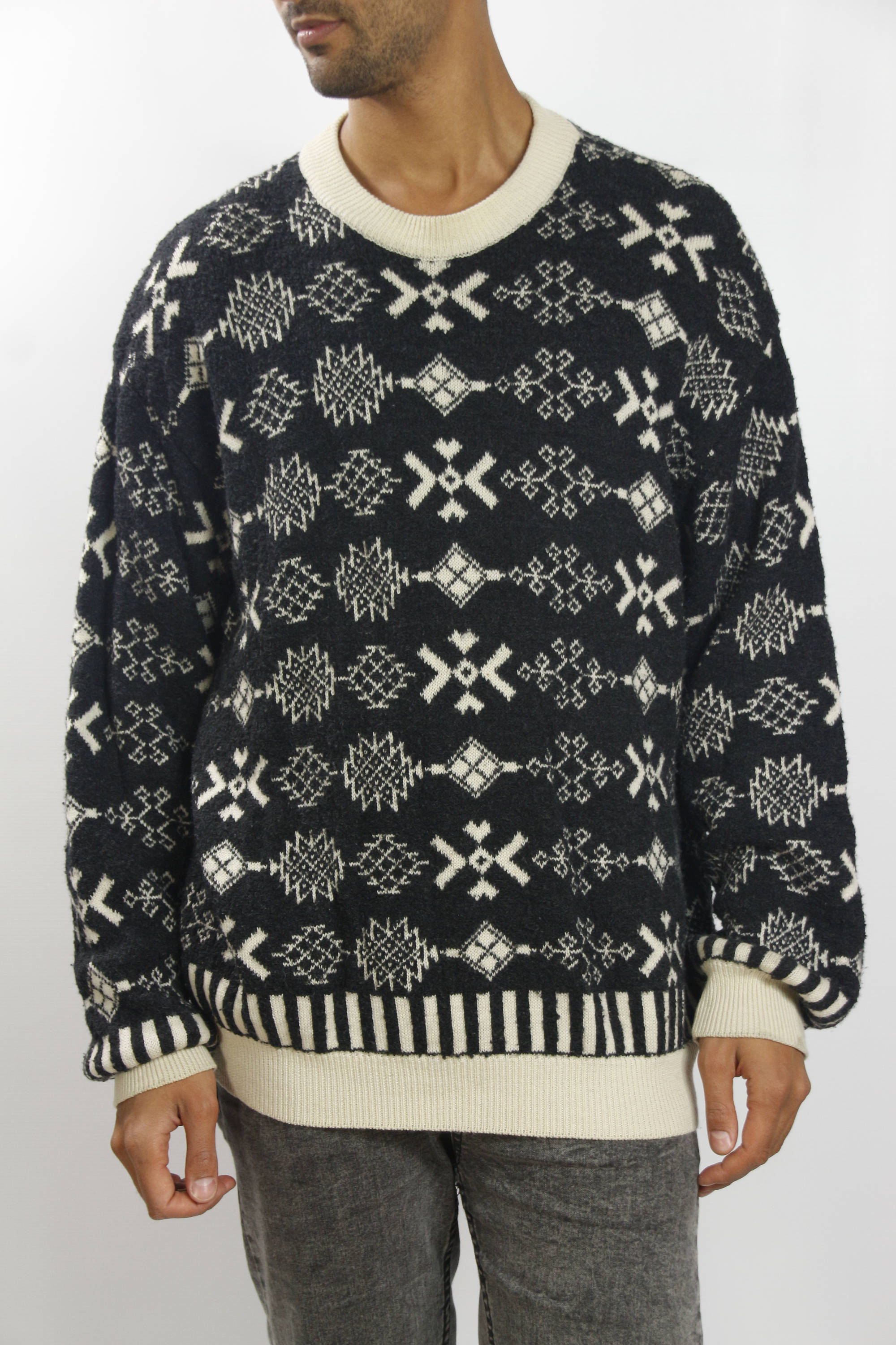 Tribal Sweater Men / Tribal Sweater Oversized / Tribal Sweater / Native American / Aztec / Hugo 