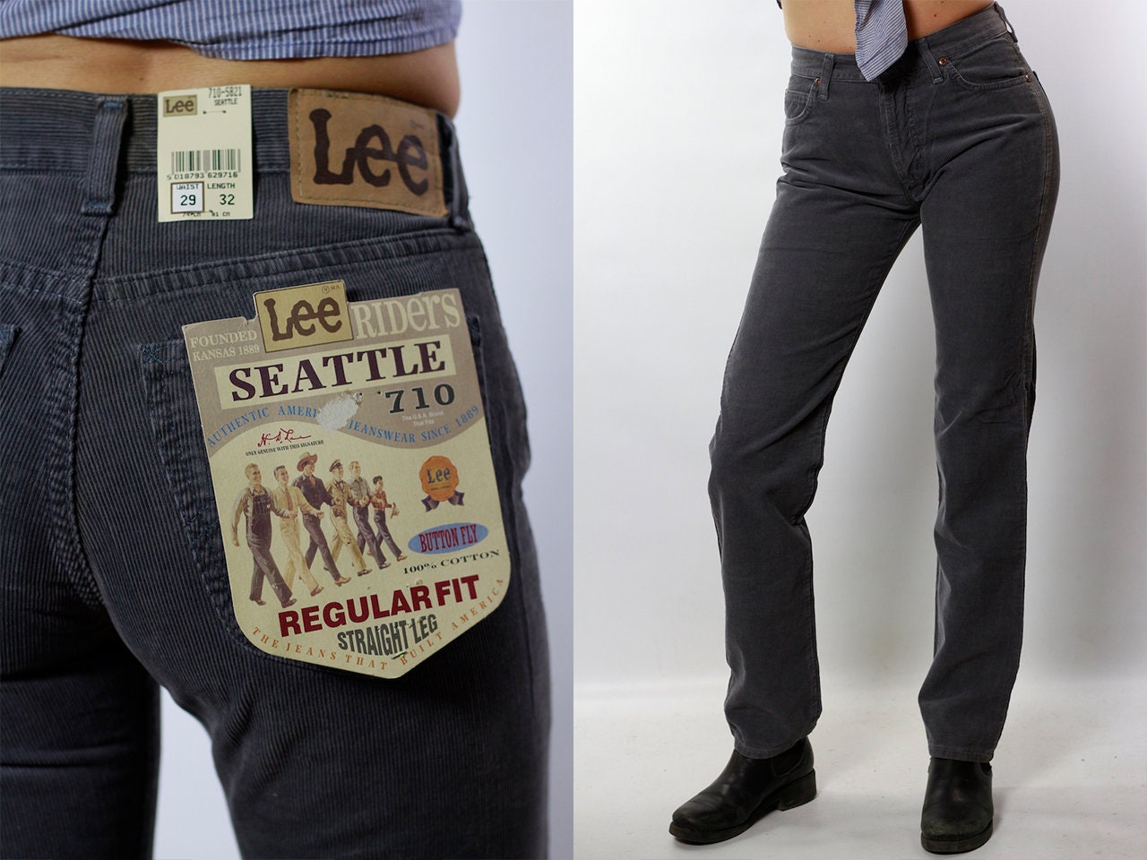vintage lee corduroy pants