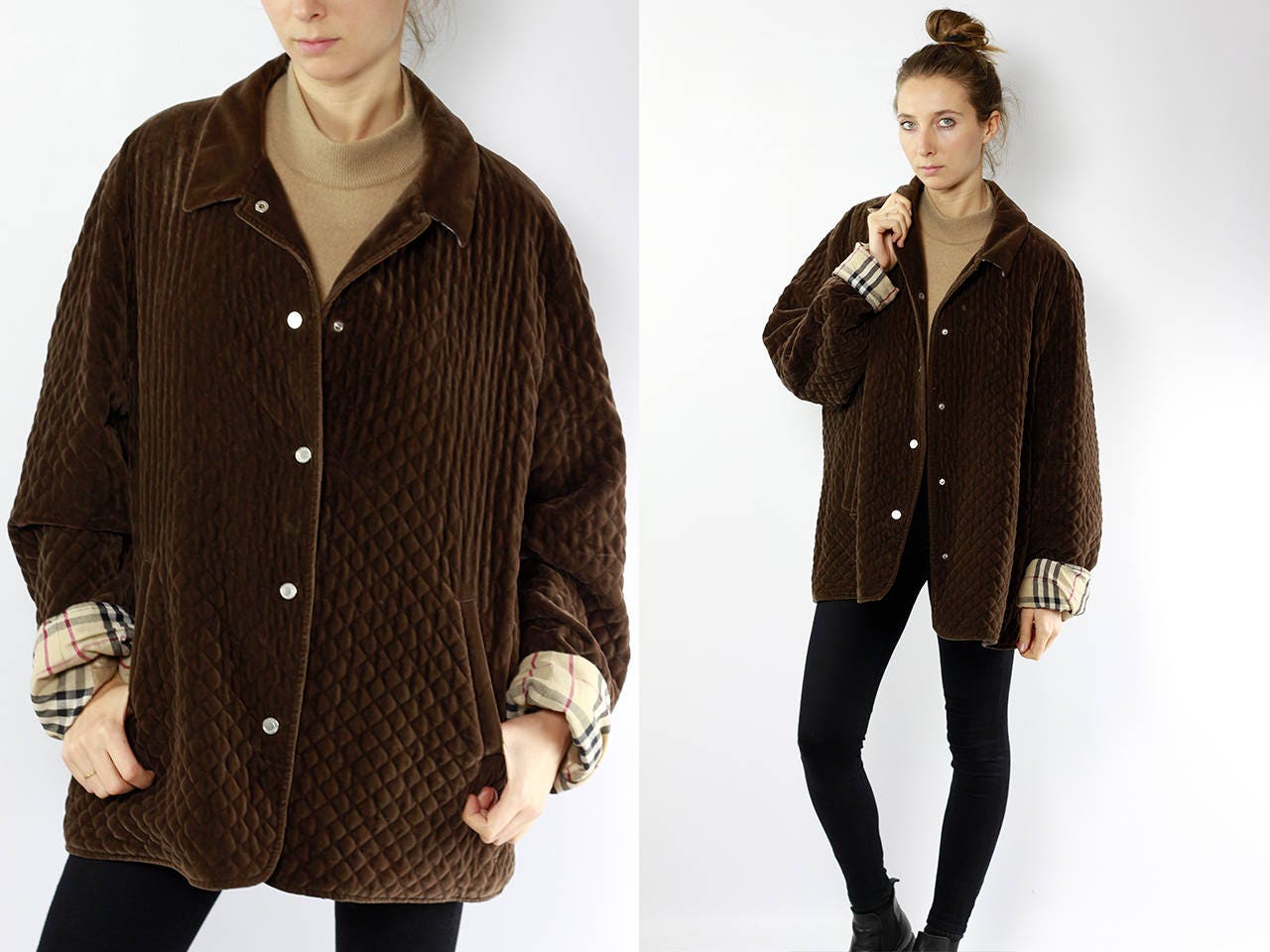 brown burberry jacket