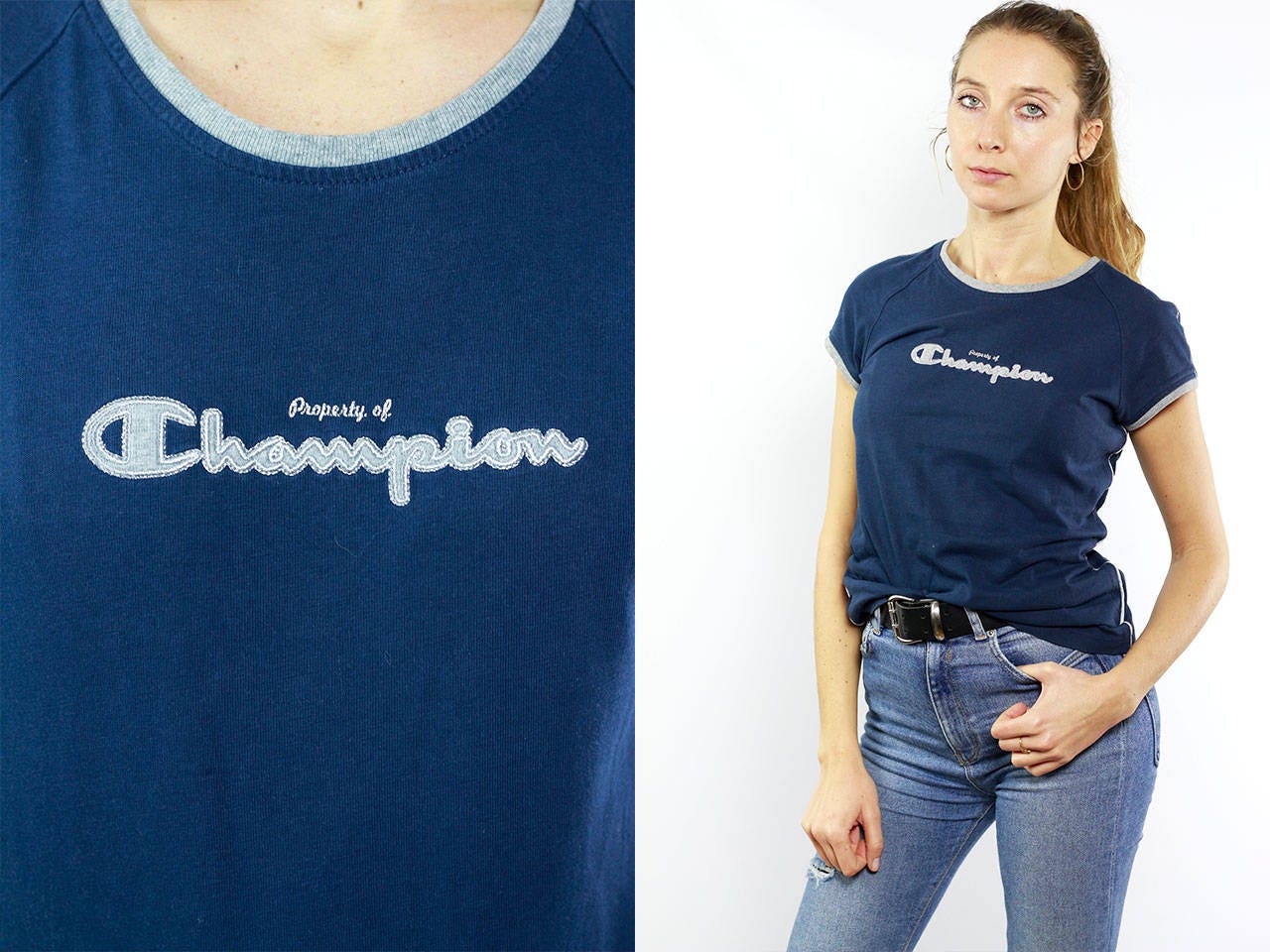 champion t shirt retro