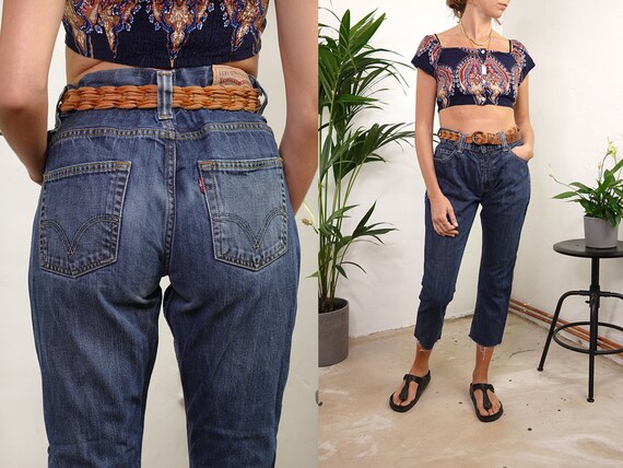 Levis 501 Jeans Levis Mom Jeans Levis Light Blue L