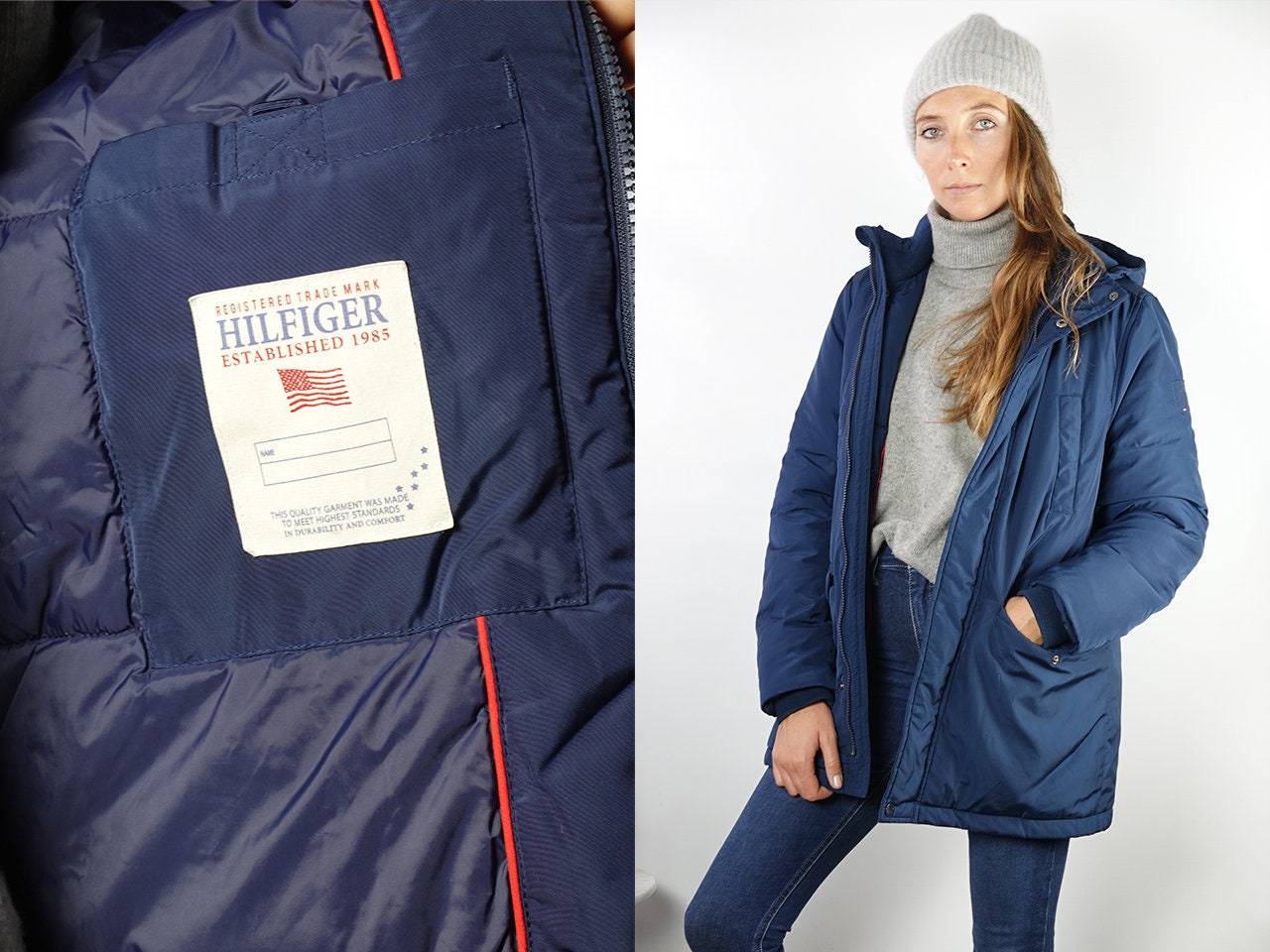 tommy hilfiger 90s puffer jacket