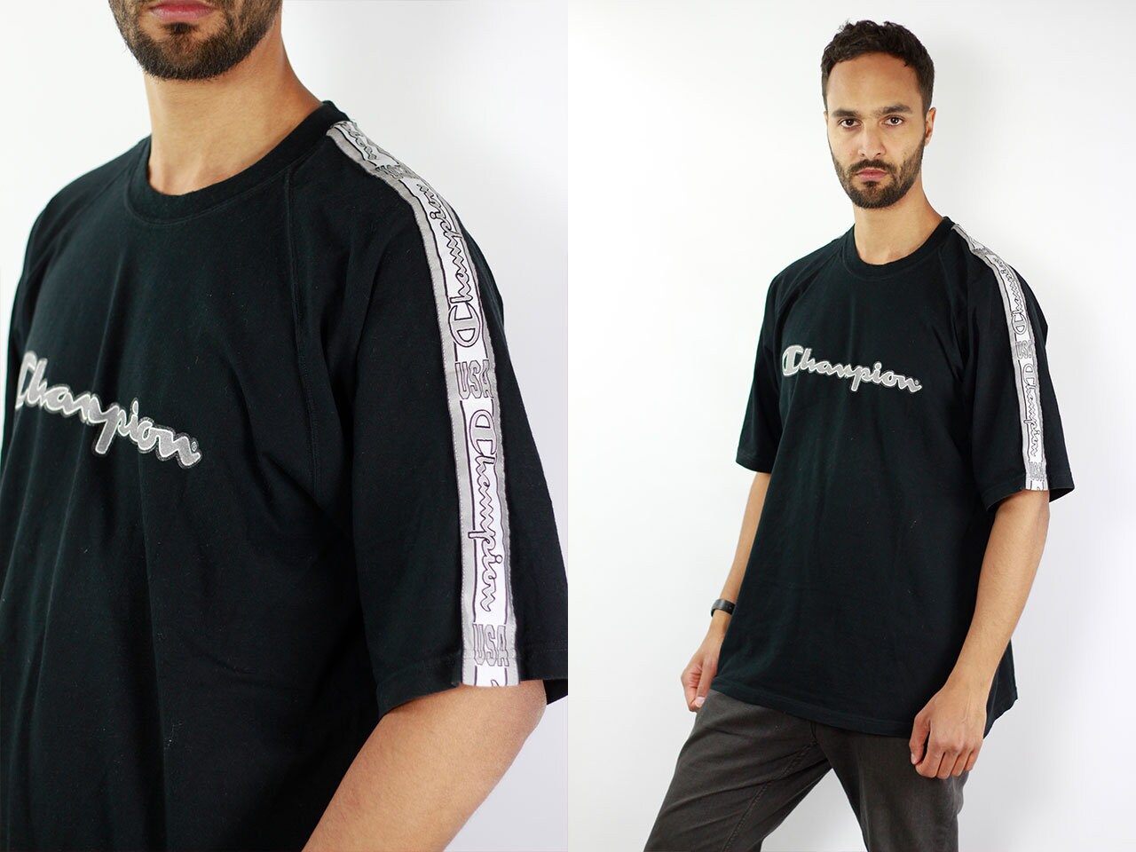champion t shirt tape