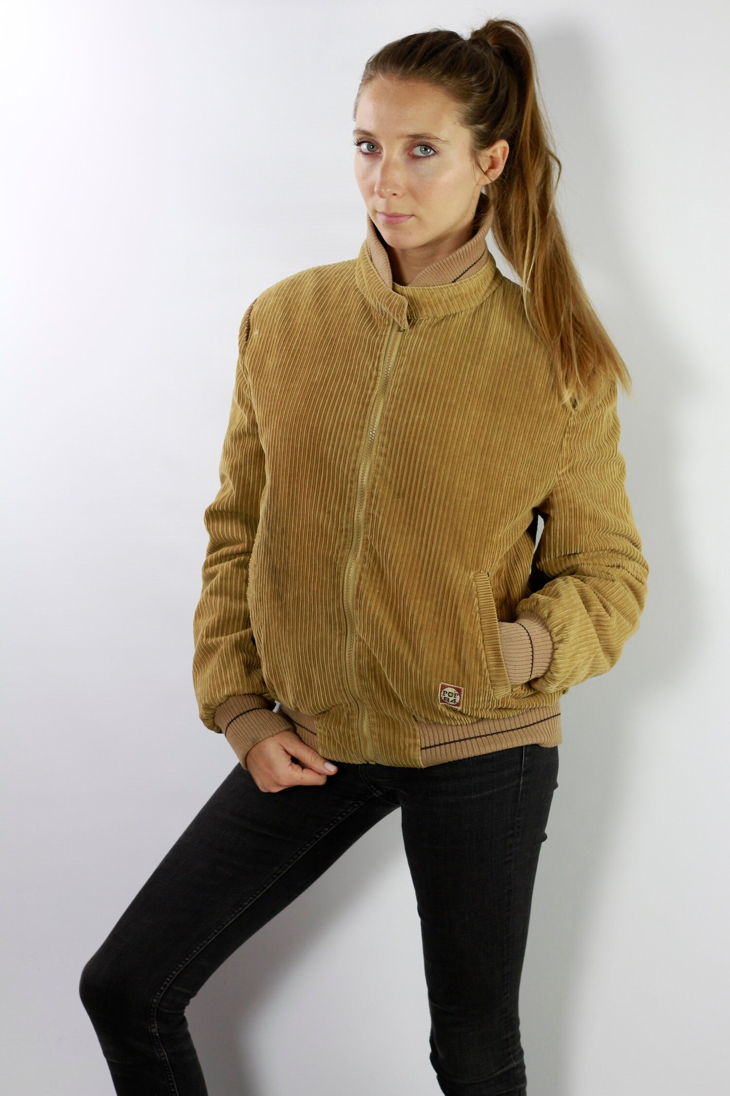 Corduroy Jacket Corduroy Coat Vintage Bomber Jacket ...