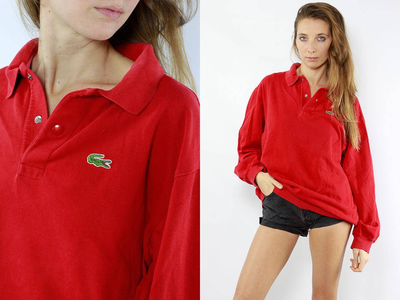 lacoste polo sweater