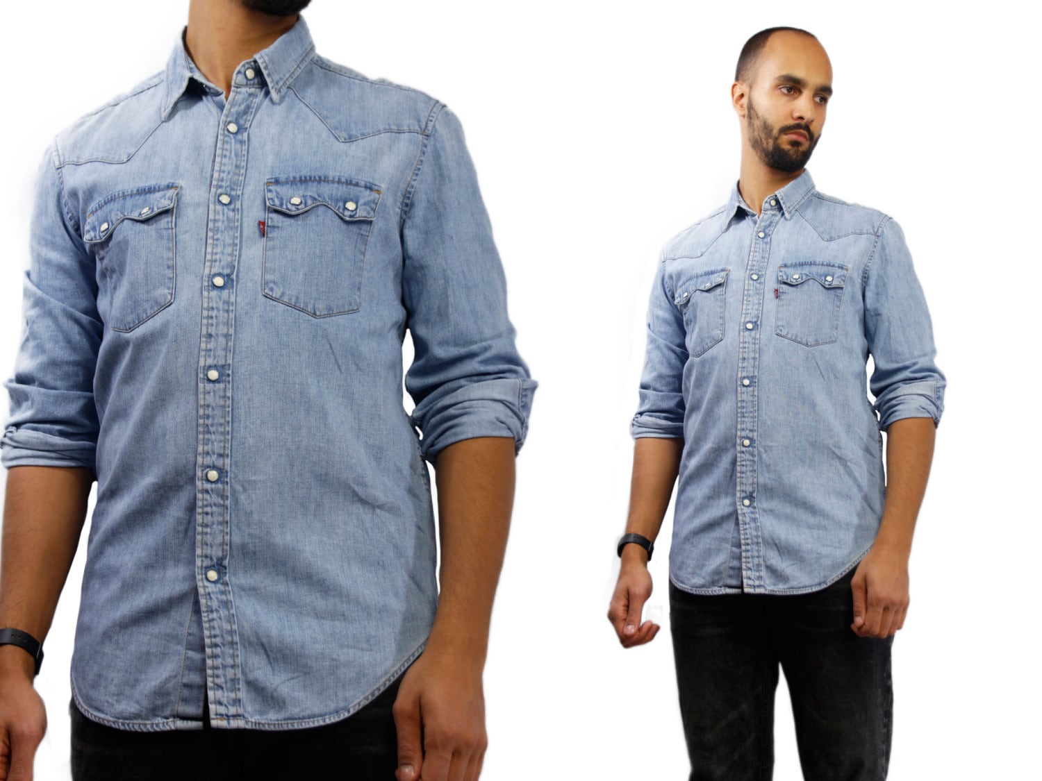 vintage levis denim shirt