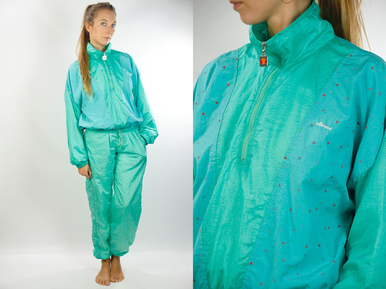 ellesse tracksuit green