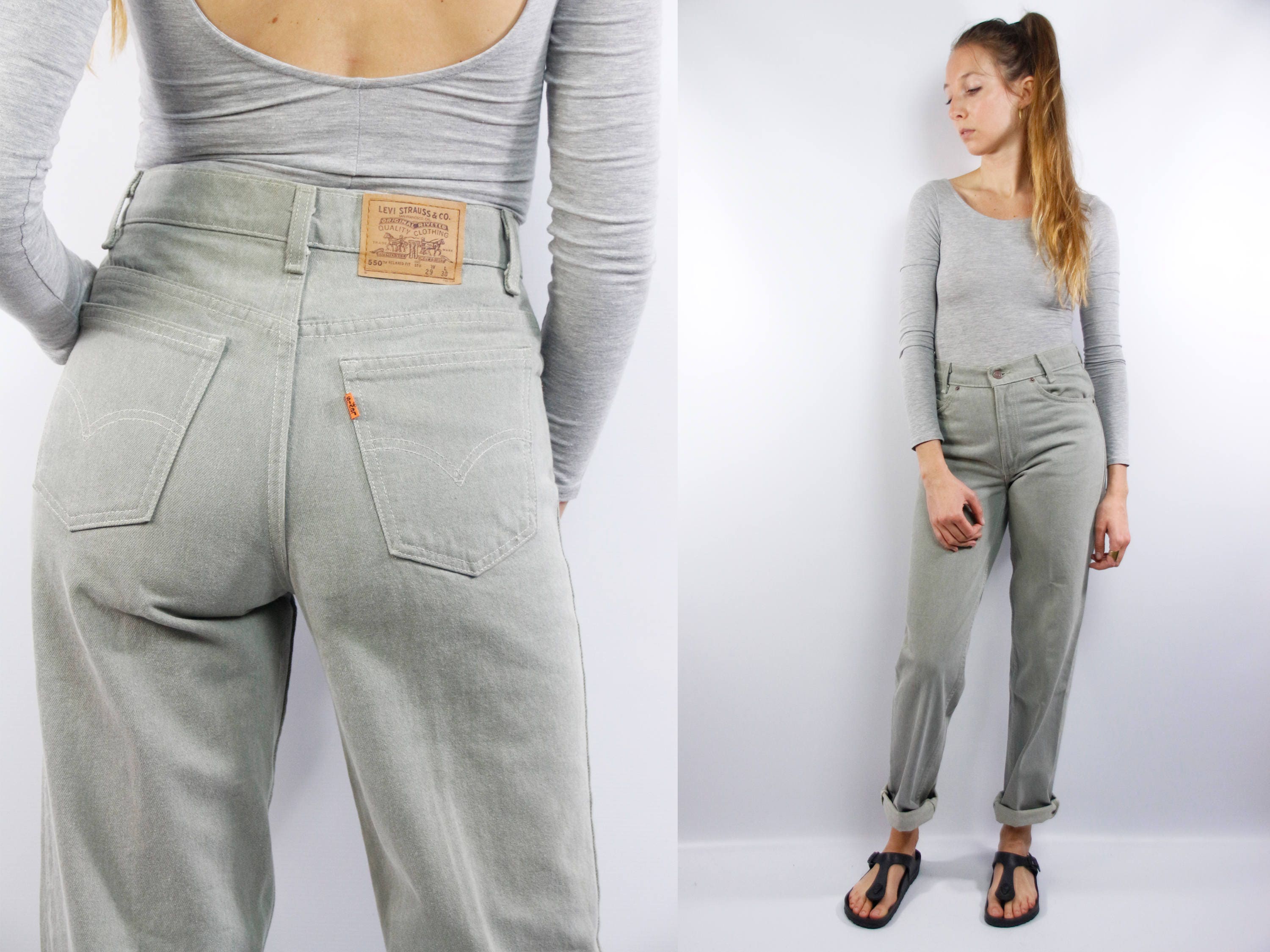 high waisted levis mom jeans