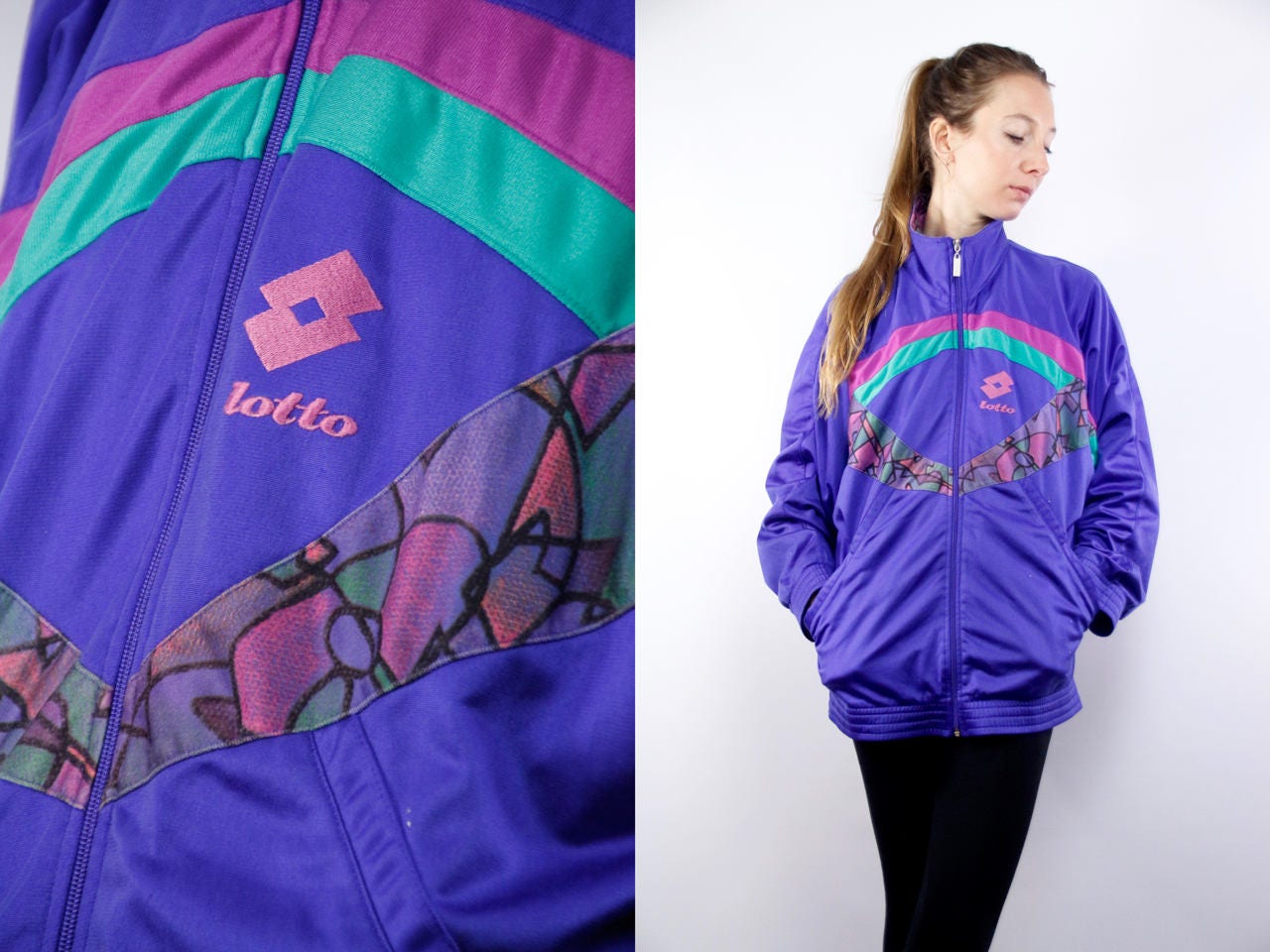 90s windbreaker tracksuit